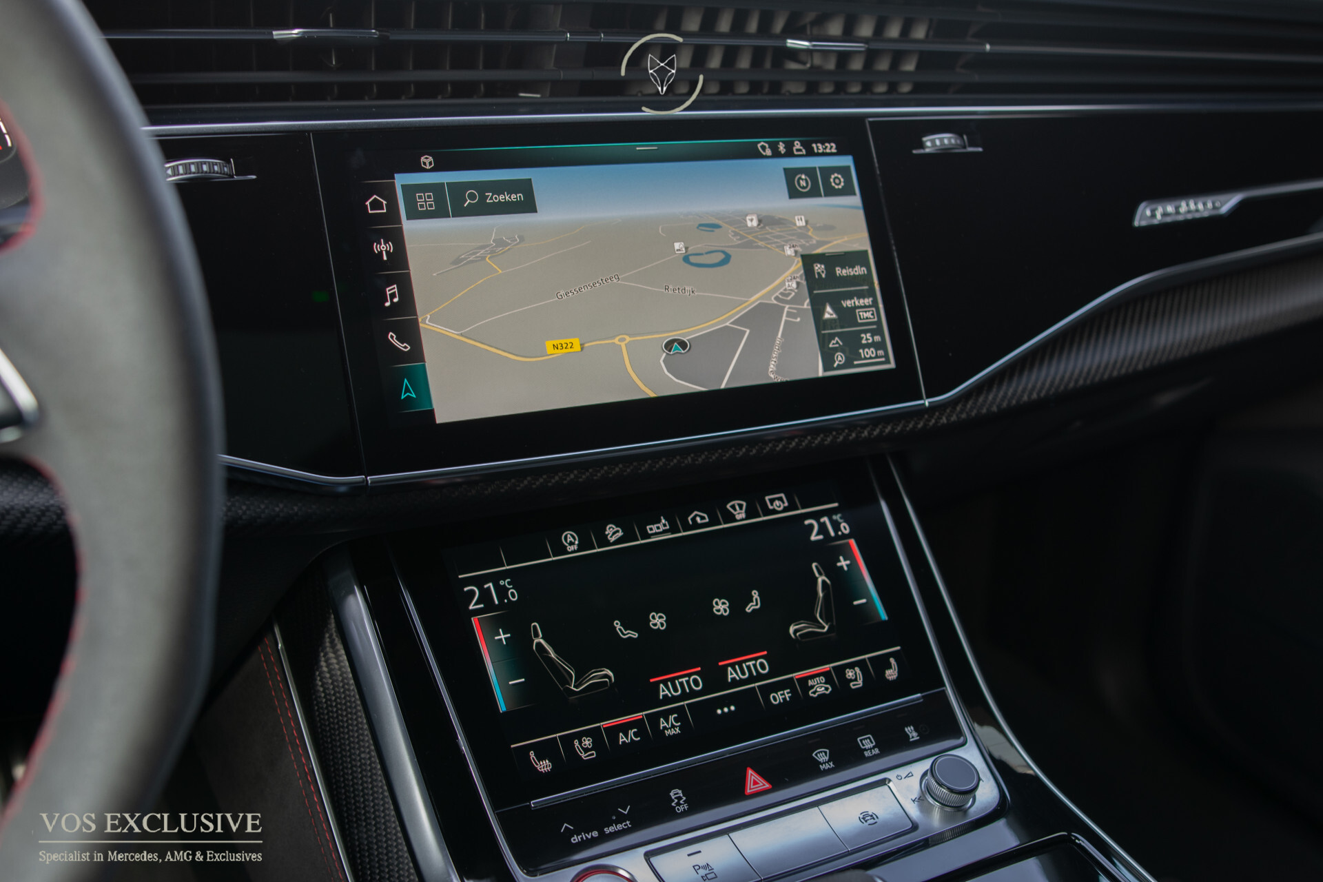 Audi RSQ8 4.0 TFSI Quattro 23'' Vossen | Ceramic | Carbon | Aeropakket | B&O 3D | RS Dynamic | 4-wielsturing | ACC | HUD | Keyless | Trekhaak | Softclose Foto 66