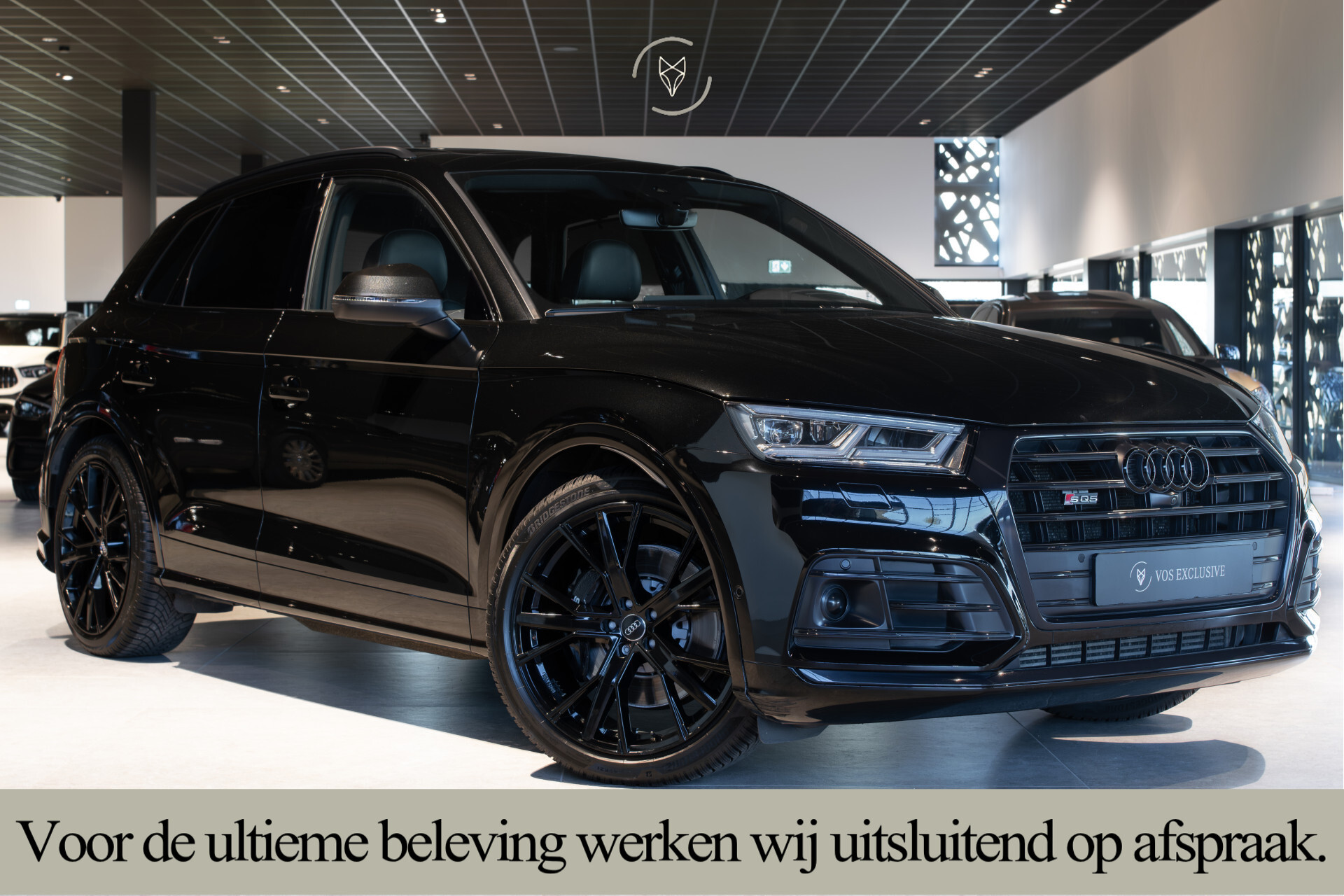 Audi SQ5 3.0 Tdi Quattro ABT | Carbon | B&O | ACC | Ruitleder | Luchtvering | HUD | Standkachel | Blackline | 21" | Matrix LED | New Service | Alarm Foto 1