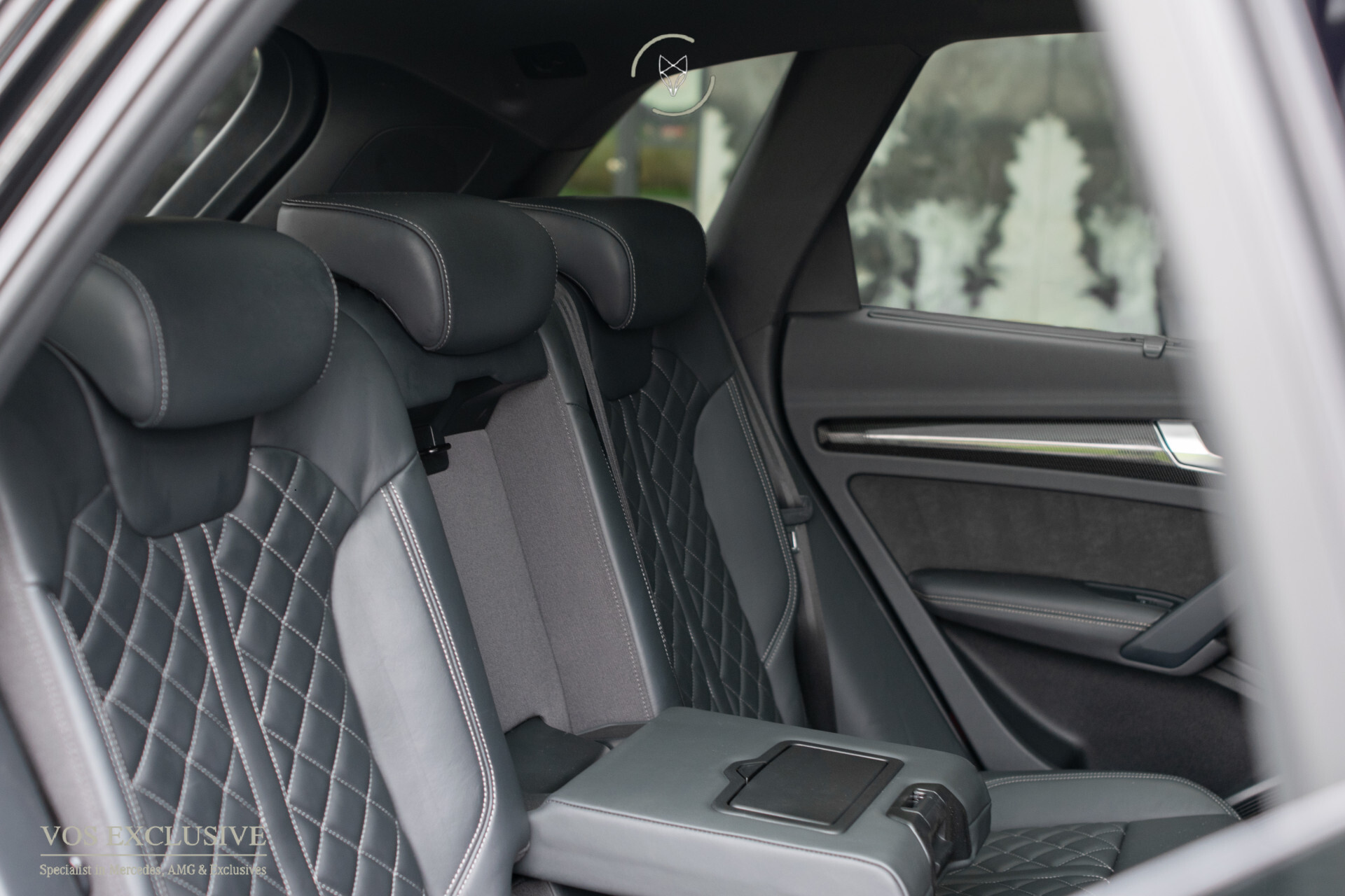 Audi SQ5 3.0 Tdi Quattro ABT | Carbon | B&O | ACC | Ruitleder | Luchtvering | HUD | Standkachel | Blackline | 21" | Matrix LED | New Service | Alarm Foto 10