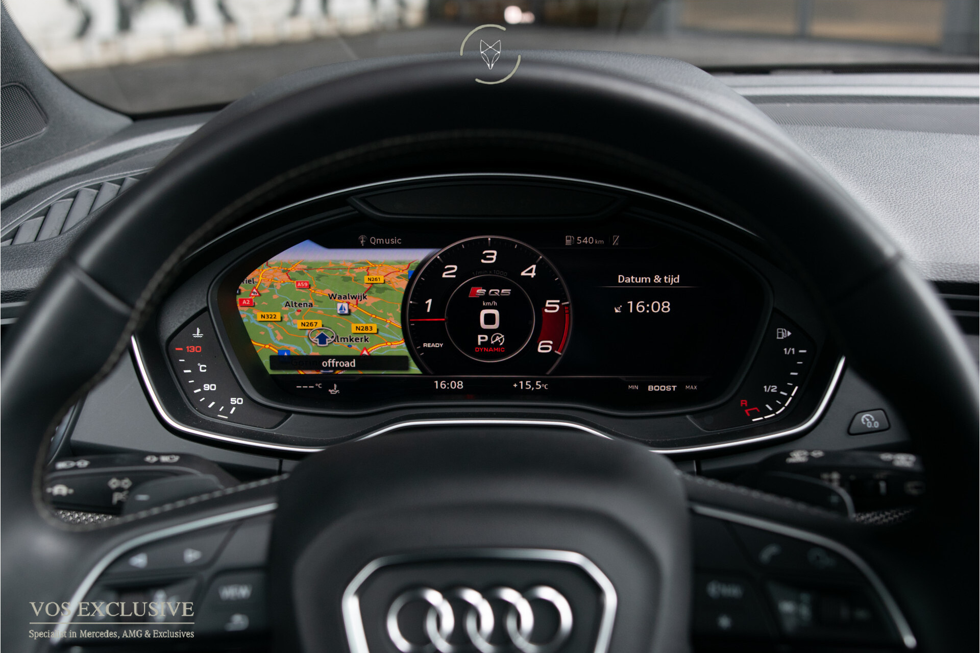 Audi SQ5 3.0 Tdi Quattro ABT | Carbon | B&O | ACC | Ruitleder | Luchtvering | HUD | Standkachel | Blackline | 21" | Matrix LED | New Service | Alarm Foto 19