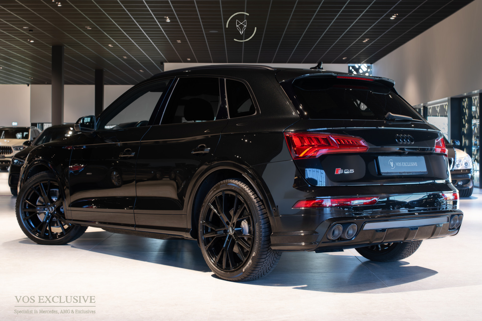 Audi SQ5 3.0 Tdi Quattro ABT | Carbon | B&O | ACC | Ruitleder | Luchtvering | HUD | Standkachel | Blackline | 21" | Matrix LED | New Service | Alarm Foto 2