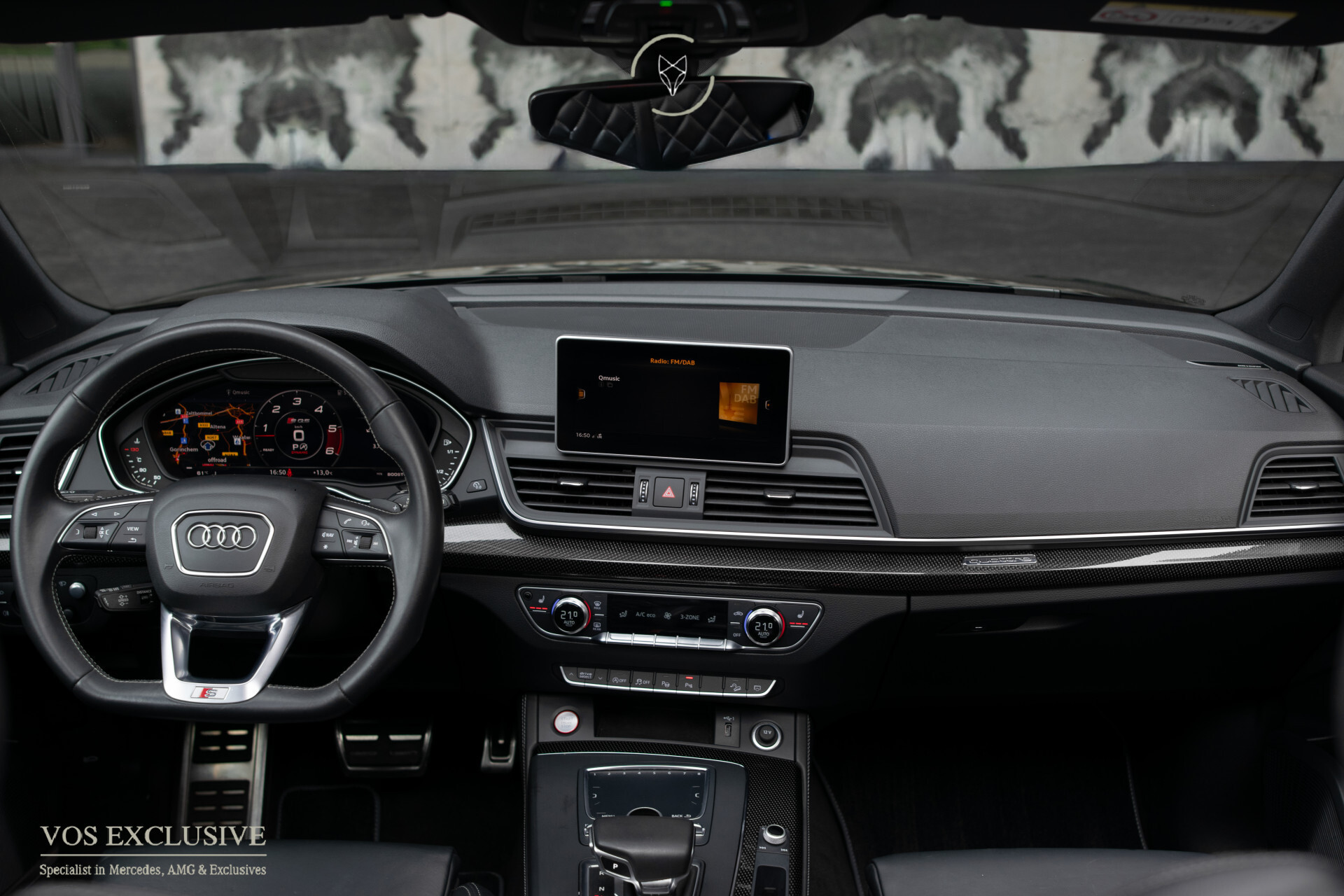 Audi SQ5 3.0 Tdi Quattro ABT | Carbon | B&O | ACC | Ruitleder | Luchtvering | HUD | Standkachel | Blackline | 21" | Matrix LED | New Service | Alarm Foto 33