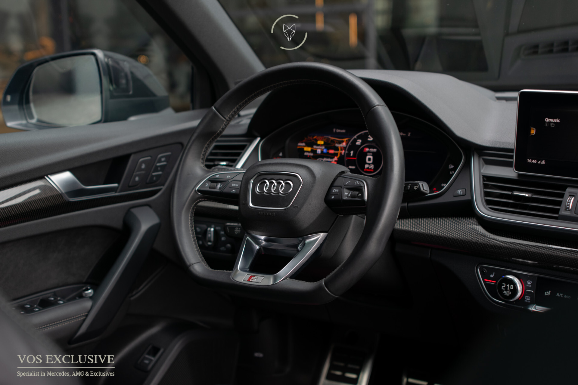 Audi SQ5 3.0 Tdi Quattro ABT | Carbon | B&O | ACC | Ruitleder | Luchtvering | HUD | Standkachel | Blackline | 21" | Matrix LED | New Service | Alarm Foto 36