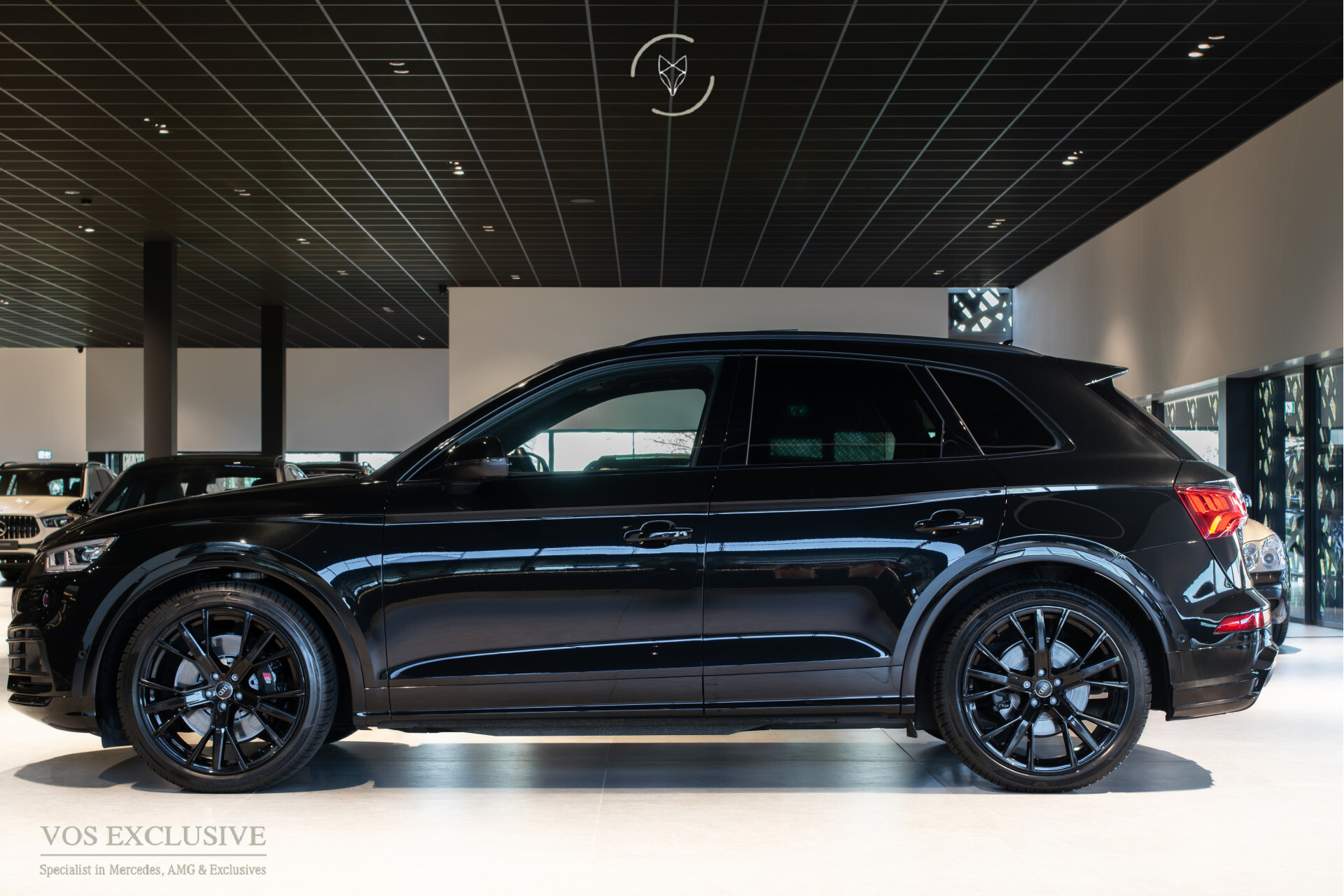 Audi SQ5 3.0 Tdi Quattro ABT | Carbon | B&O | ACC | Ruitleder | Luchtvering | HUD | Standkachel | Blackline | 21" | Matrix LED | New Service | Alarm Foto 4