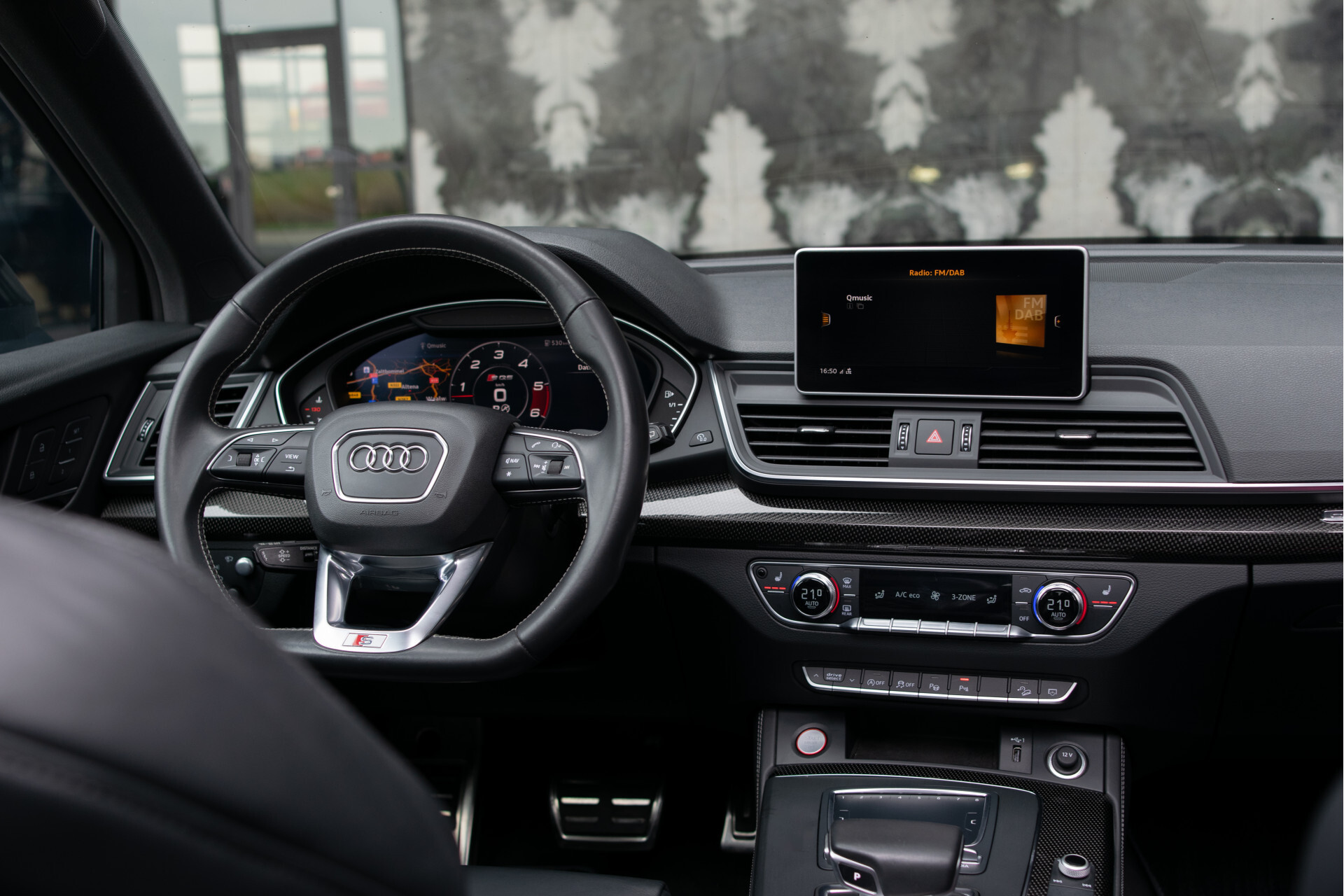 Audi SQ5 3.0 Tdi Quattro ABT | Carbon | B&O | ACC | Ruitleder | Luchtvering | HUD | Standkachel | Blackline | 21" | Matrix LED | New Service | Alarm Foto 62