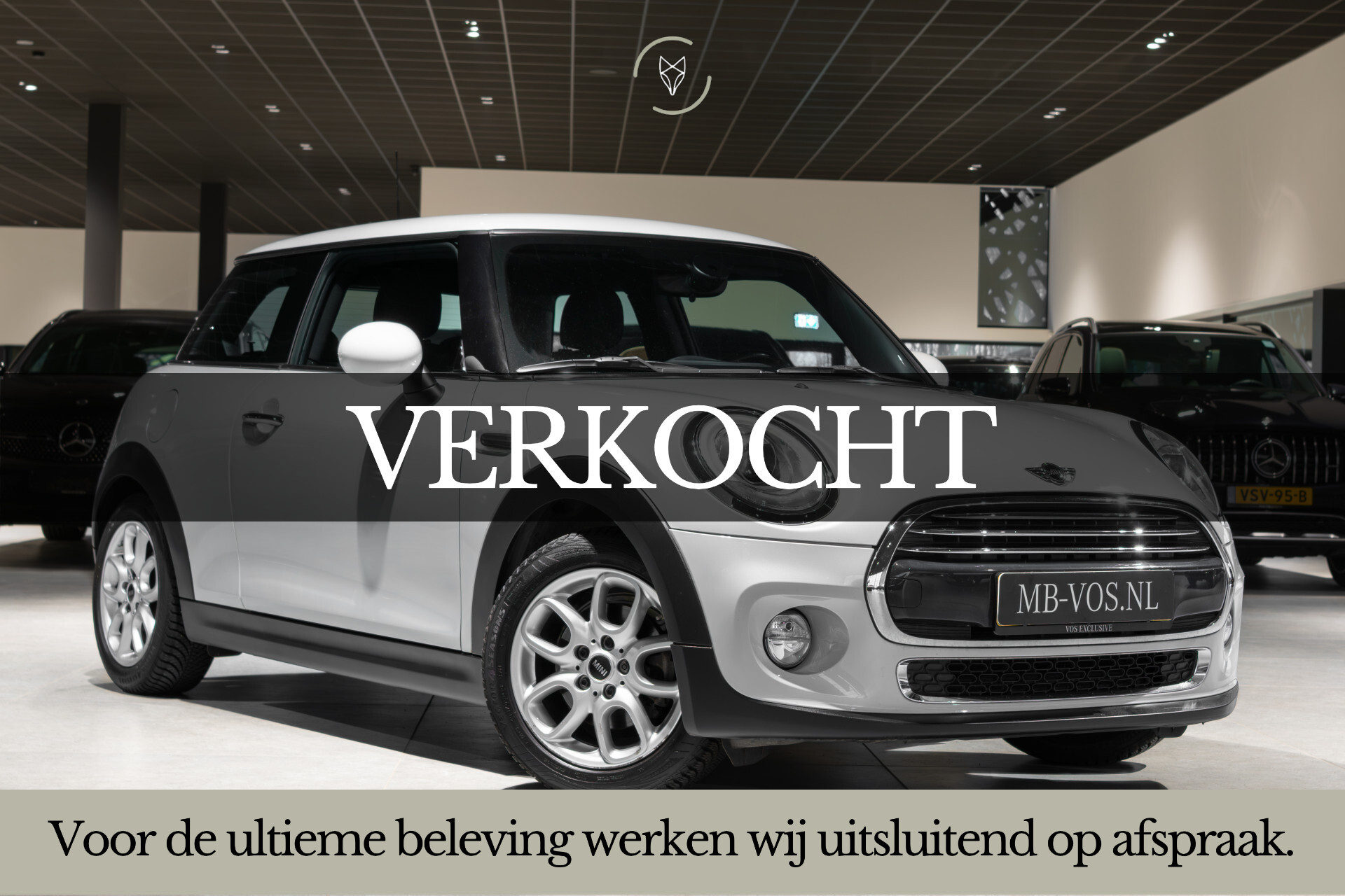 MINI Mini 1.5 Cooper Serious Business Automaat Keyless | 16'' | Gr-Navi | LED | CC | PDC | Volledige historie Foto 1