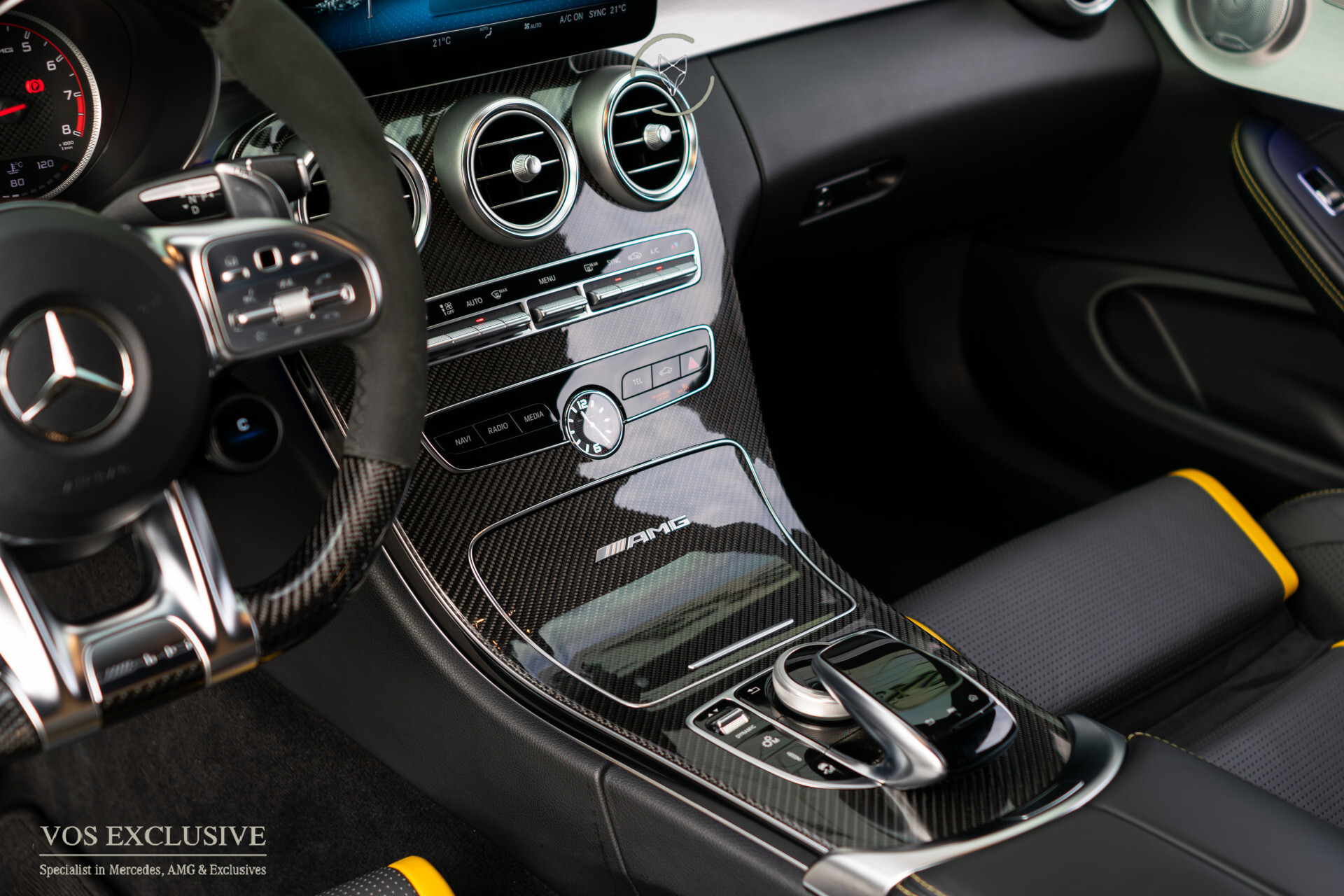Mercedes-Benz C-Klasse AMG 63 S Coupé Facelift Ceramic | Aero | Full Carbon | Performance | MANUFAKTUR | Drivers Package | Keyless | Burmester | BTW Foto 31