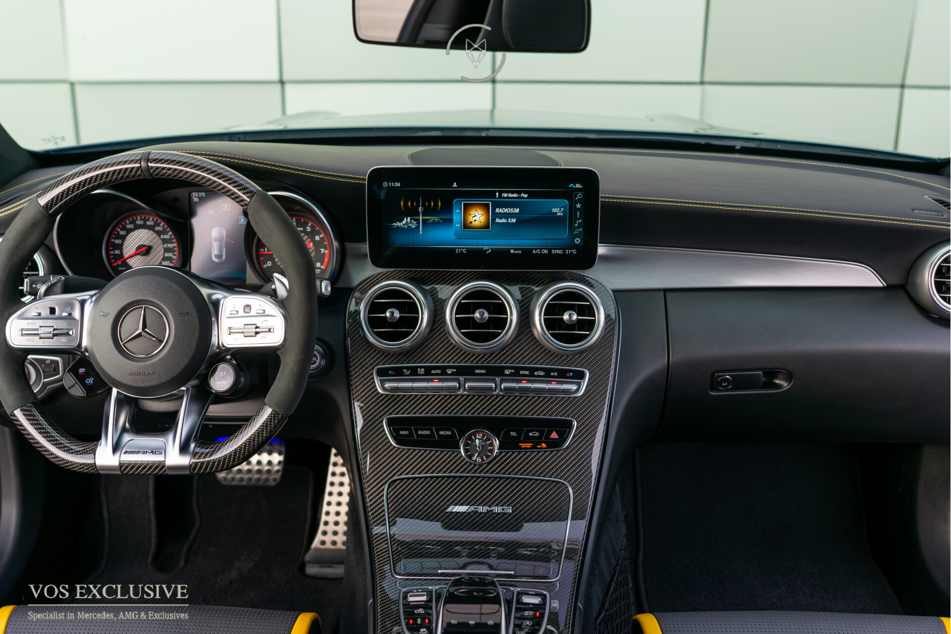 Mercedes-Benz C-Klasse AMG 63 S Coupé Facelift Ceramic | Aero | Full Carbon | Performance | MANUFAKTUR | Drivers Package | Keyless | Burmester | BTW Foto 44